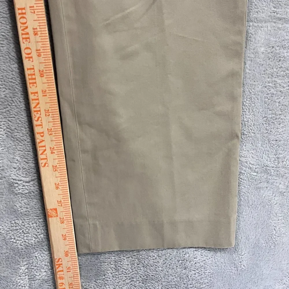 BANANA REPUBLIC‎ Modern Fit Pants Men's 34x30* Beige Straight Leg Preppy Cotton